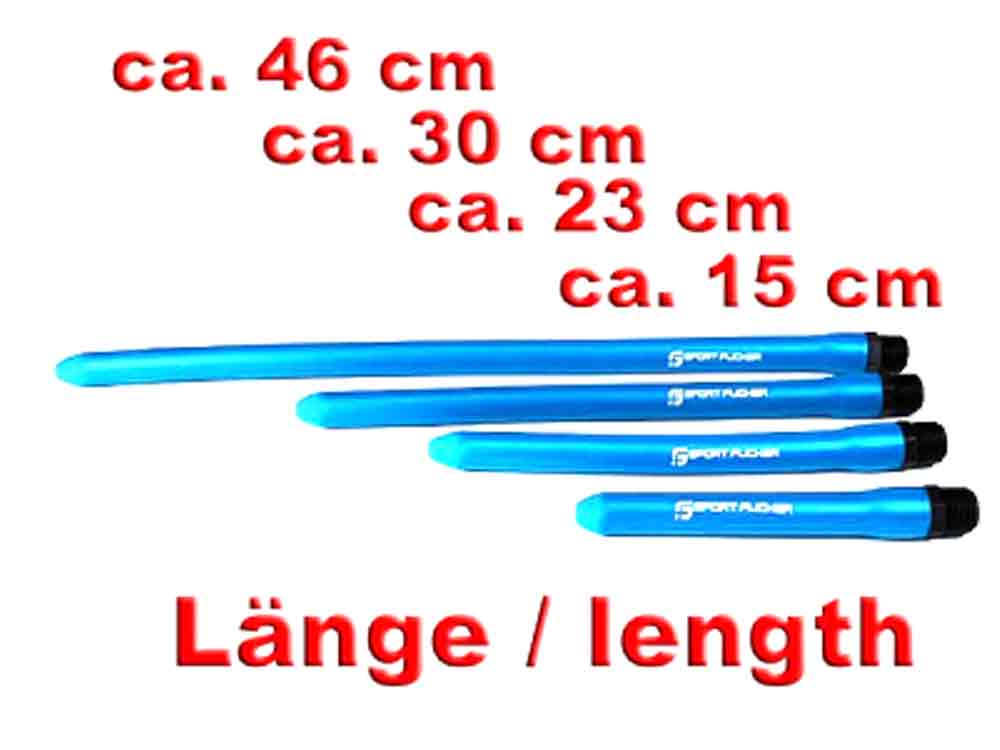SPORTFUCKER Analdusche Silikon 46cm blau