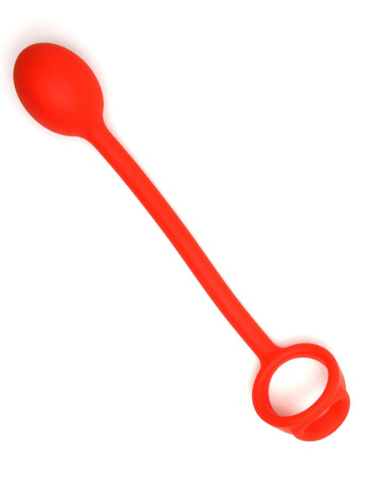 BRUTUS Thunder Plug Asslock mit Cockring rot