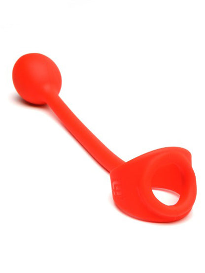 BRUTUS Thunder Plug Asslock mit Cockring rot