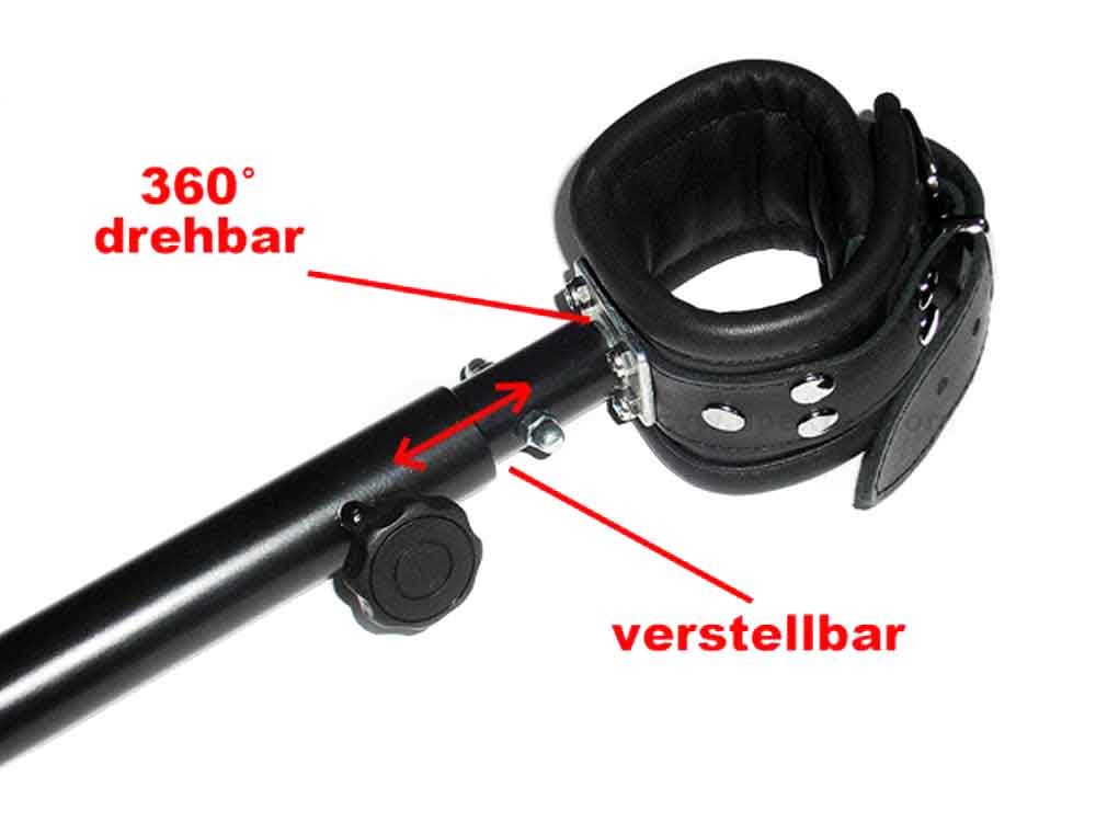 Spreizstange 70-120cm + Leder-Fesseln