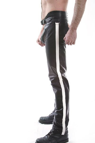 Spexter Chaps Deluxe: 1 Streifen WEISS
