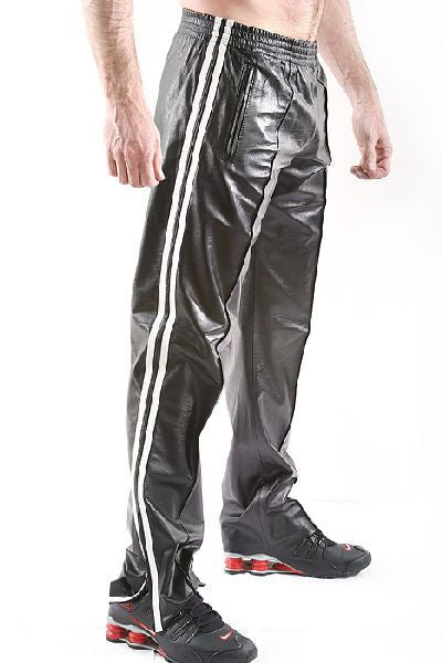 Jogging-Trainingshose, Streifen ROT