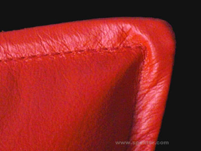 Leder-Kissenhülle 40x40 ROT - Specially made to order