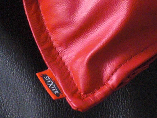 Leder-Kissenhülle 40x40 ROT - Specially made to order