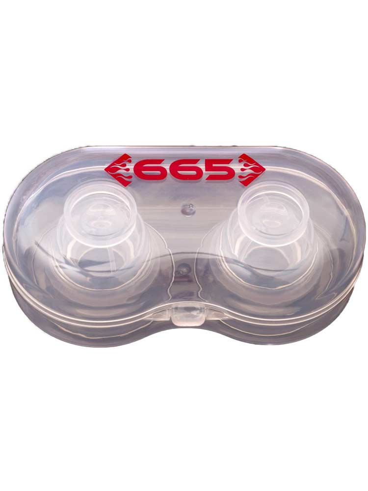 665 Super Silikon Nippel Sucker transparent in Reisebox