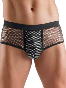 Herren-Pants mit Glitzersteinen