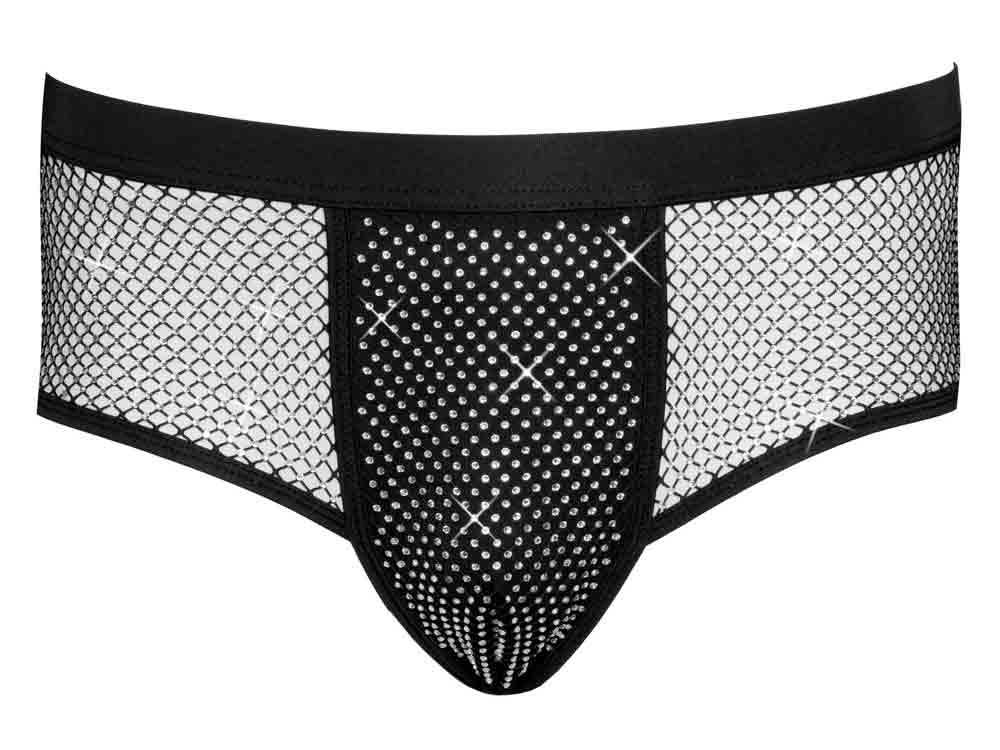 Herren-Pants mit Glitzersteinen