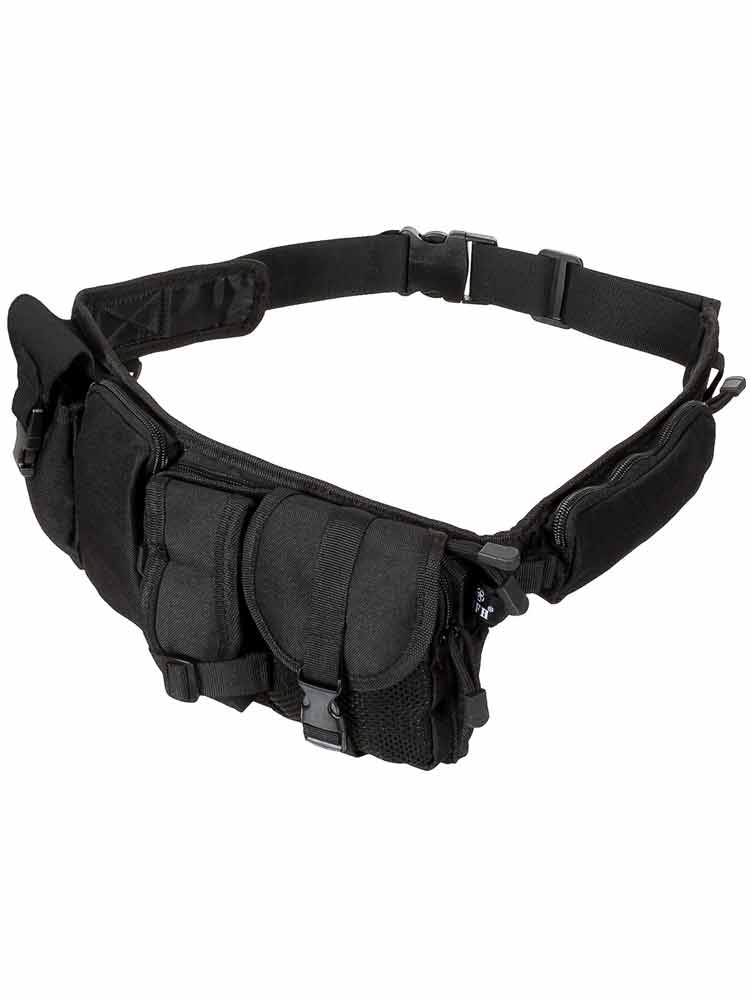 SWAT Hüftgurt mit 6 Taschen schwarz