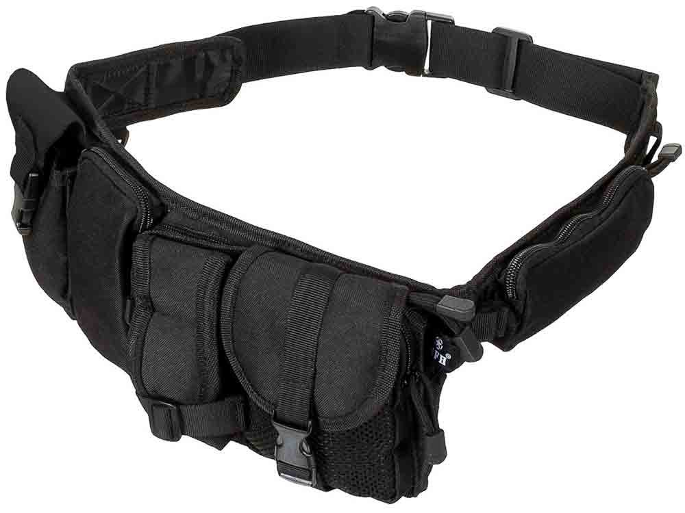 SWAT Hüftgurt mit 6 Taschen schwarz