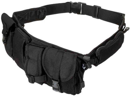 SWAT Hüftgurt mit 6 Taschen schwarz