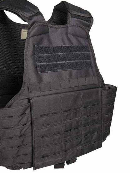 SWAT Laser-Cut System Weste schwarz