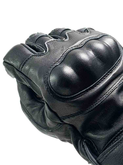 SWAT Tactical Lederhandschuhe schwarz