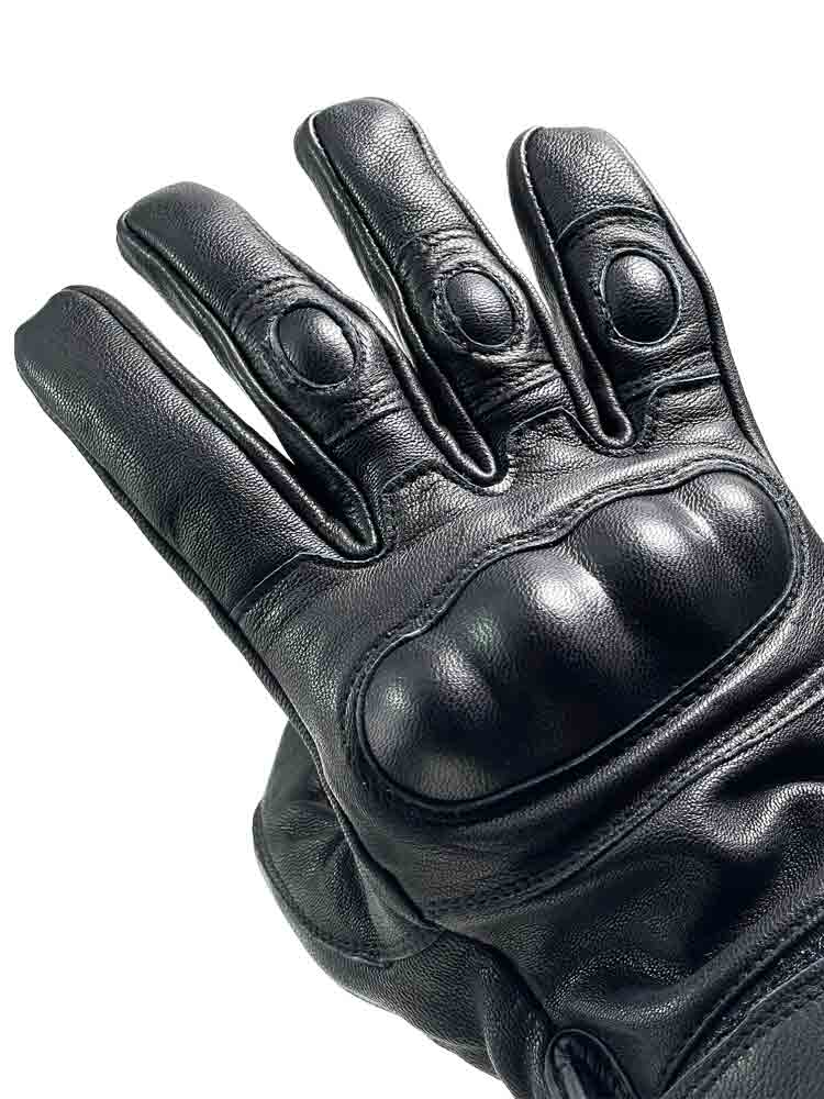 SWAT Tactical Lederhandschuhe schwarz