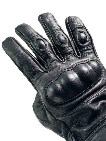 SWAT Tactical Lederhandschuhe schwarz