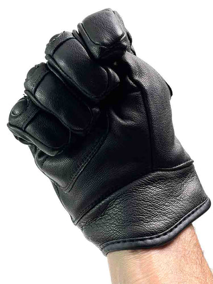 SWAT Tactical Lederhandschuhe schwarz