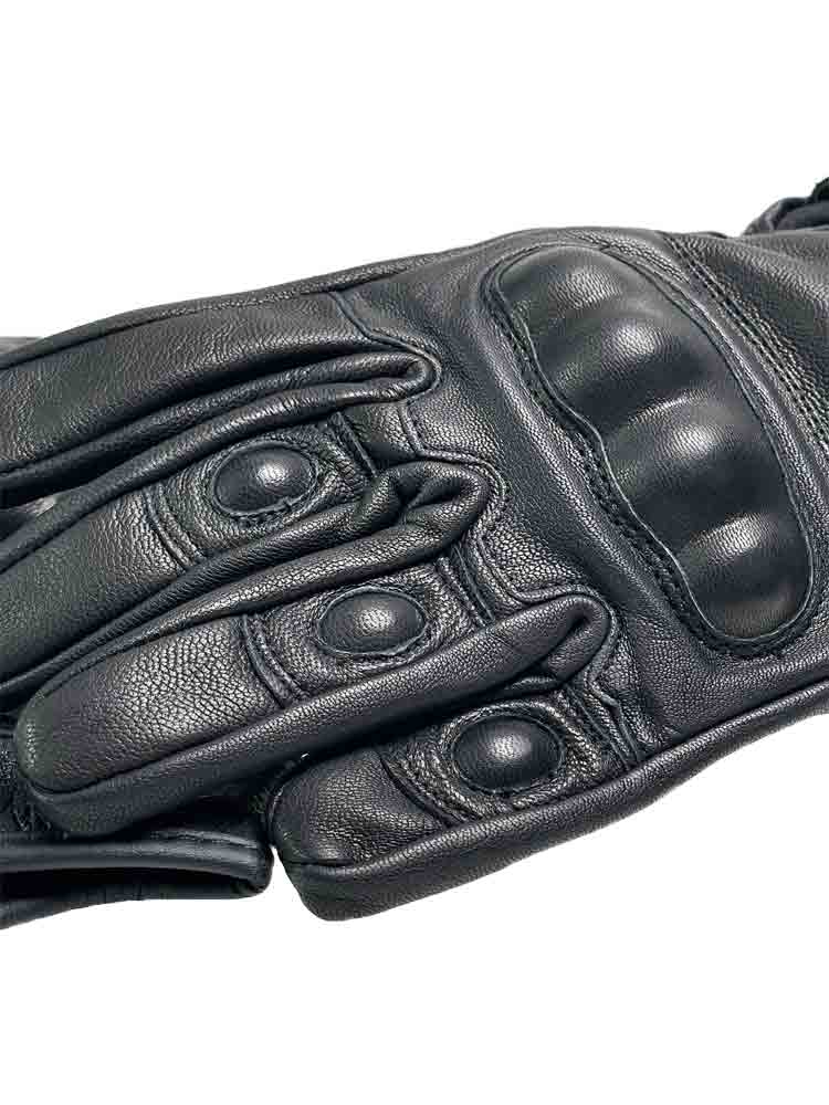 SWAT Tactical Lederhandschuhe schwarz
