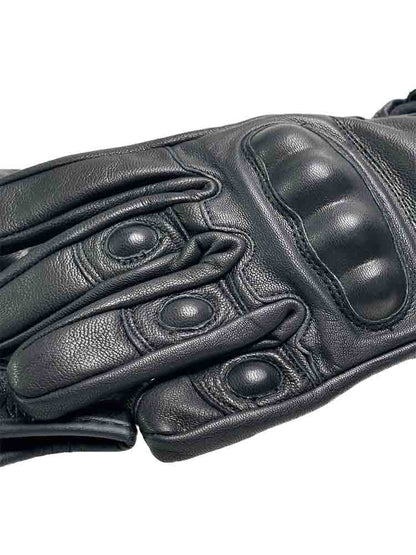 SWAT Tactical Lederhandschuhe schwarz