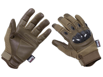 Tactical Handschuhe "Mission", tropenbraun