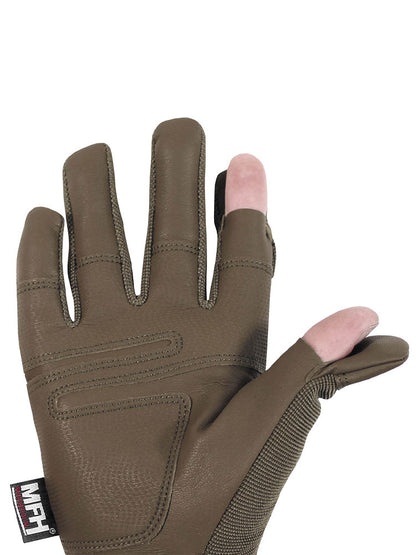 Tactical Handschuhe "Mission", tropenbraun
