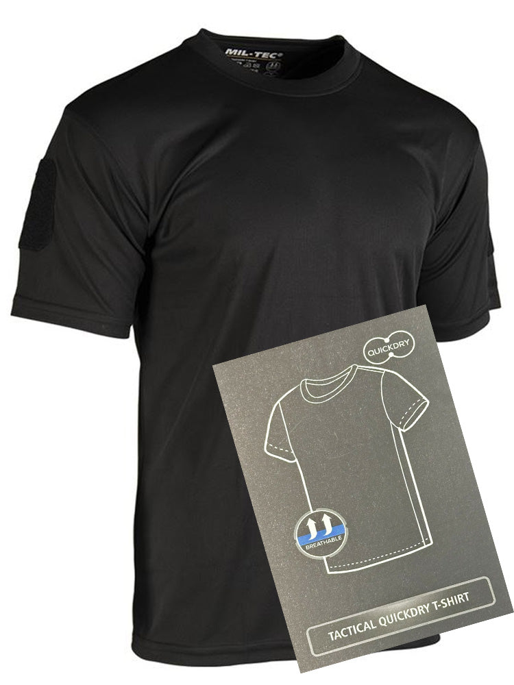 Tactical Quickdry T-Shirt schwarz