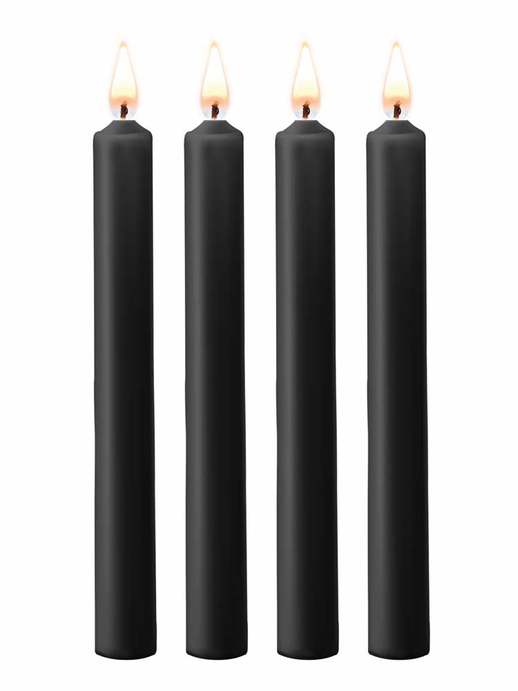 BDSM Teasing Tropfkerzen 18cm schwarz