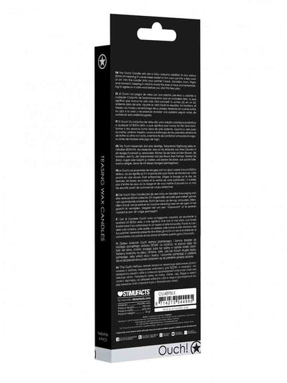 BDSM Teasing Tropfkerzen 18cm schwarz