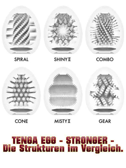 TENGA EGG STRONGER 6er Pack Masturbations Ei