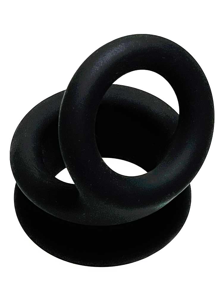 Titus Silikon INFINITY EXTREME Cock & Ball Ring schwarz