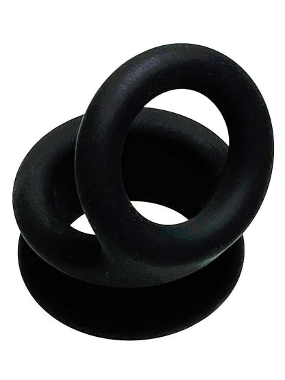 Titus Silikon INFINITY EXTREME Cock & Ball Ring schwarz