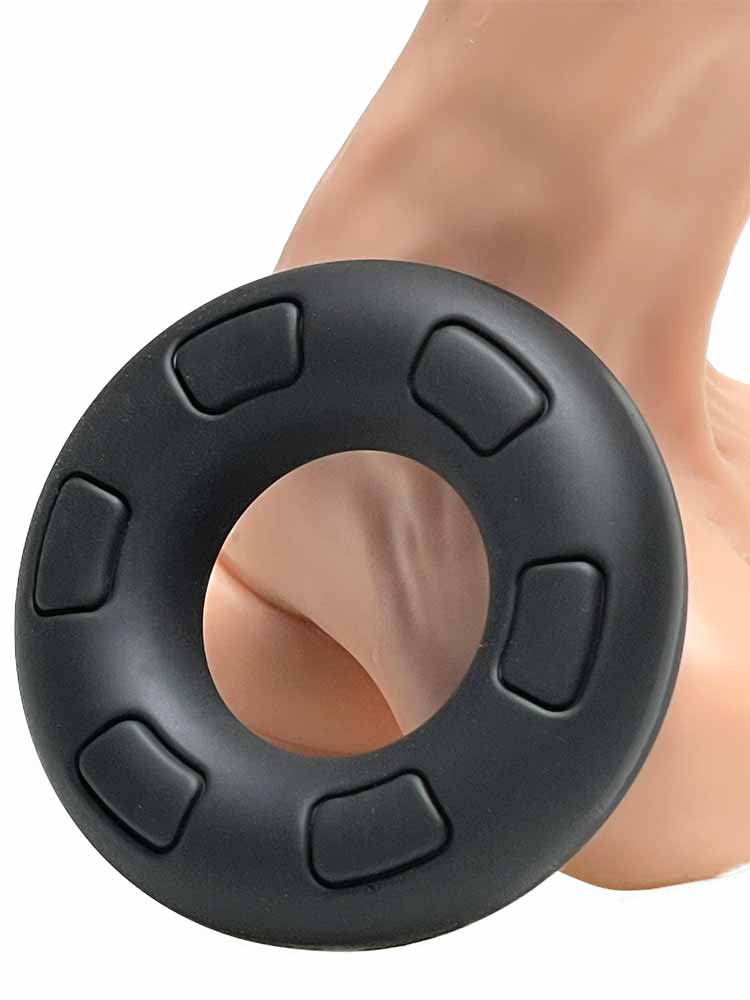 Titus Silikon XL Bumper cockring schwarz