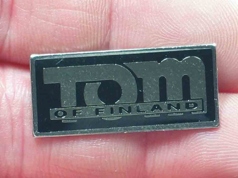 Tom of Finland Logo - Pin rechteckig