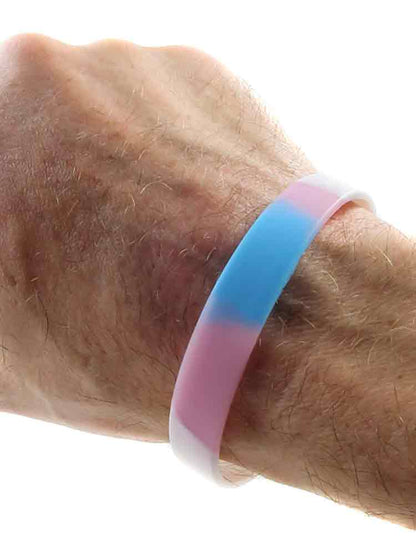 Transgender Armband aus Silikon