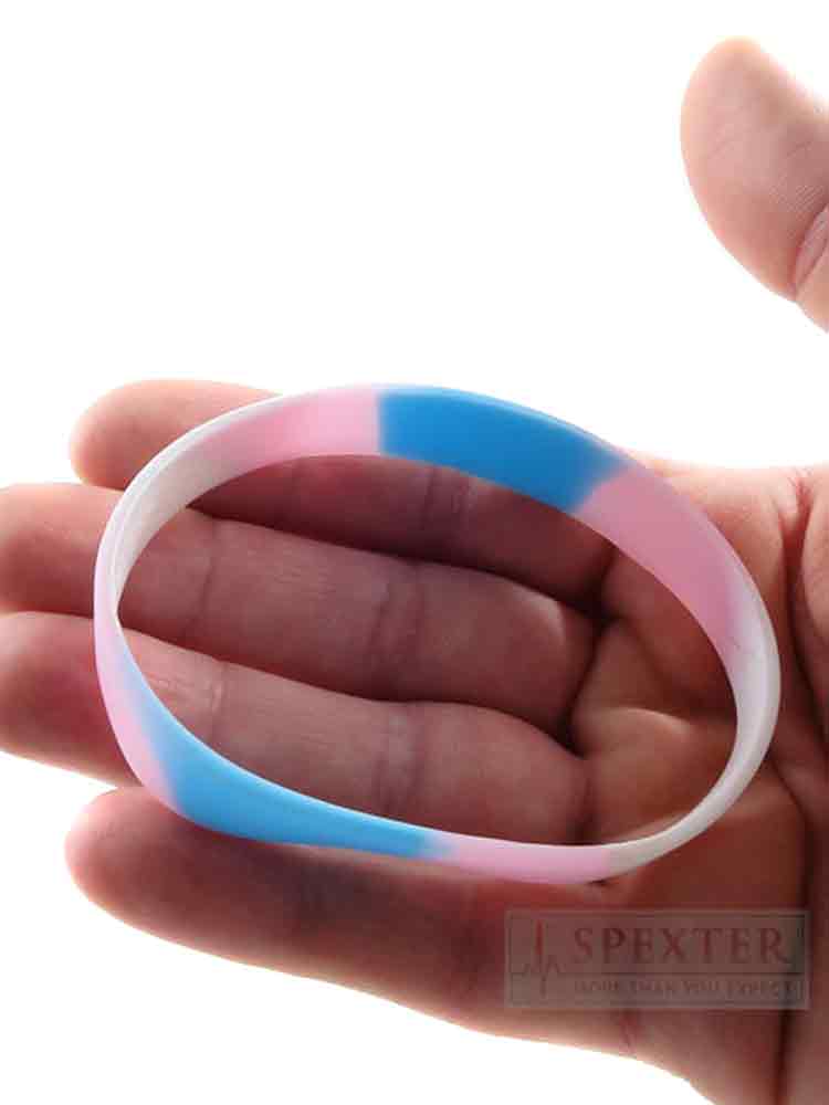 Transgender Armband aus Silikon