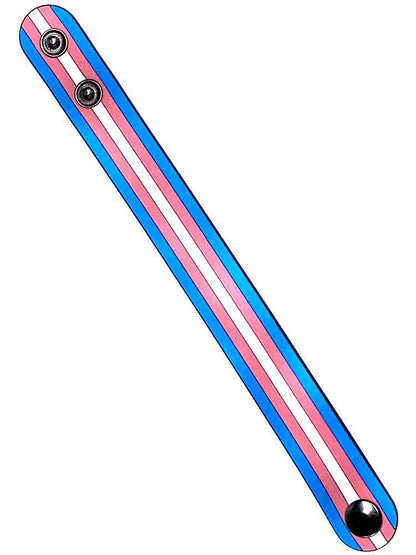 Transgender Flagge Armband aus Silikon