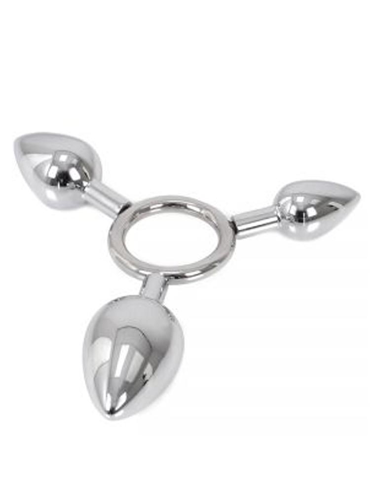 Triple-O-Anal-Plugs Ring
