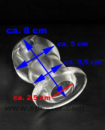 Tunnel-Plug, # M transparent