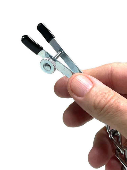 Tweezer Brustwarzenklemmen mit Kette