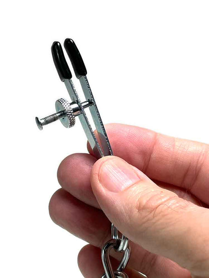 Tweezer Brustwarzenklemmen mit Kette
