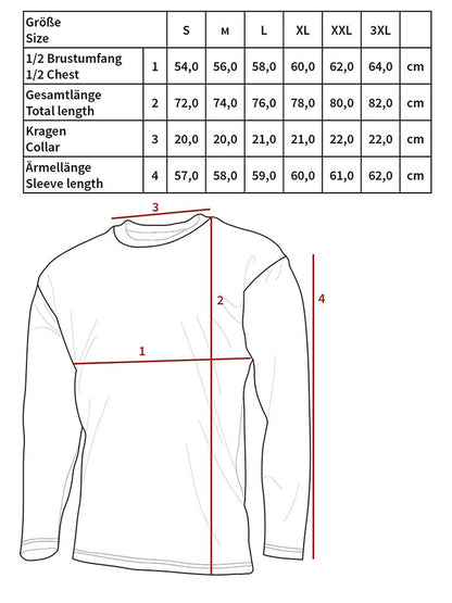 US Shirt langarm mit Ärmeltaschen, tropenbraun