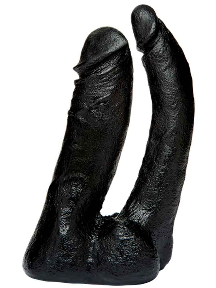 VAC-U-LOCK 6 inch Doppeldildo - schwarz