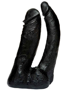 VAC-U-LOCK 6 inch Doppeldildo - schwarz