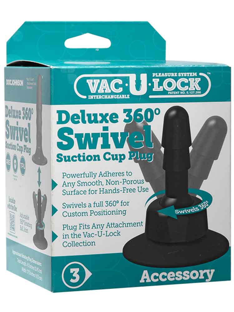 VAC-U-LOCK DELUXE SWIVEL Suction Cup Plug