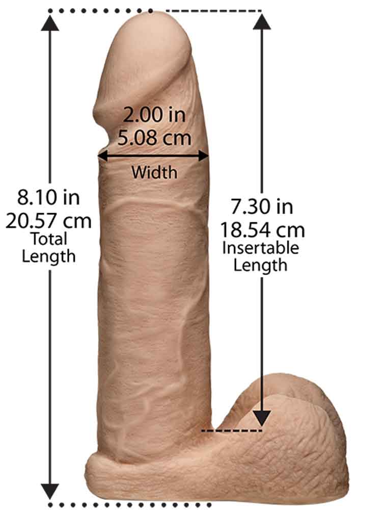 VAC-U-LOCK 8 inch Dildo ULTRA HARNESS Strap-on