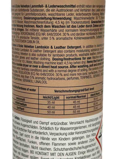 VELVETON Lederwaschmittel rückfettend 250 ml