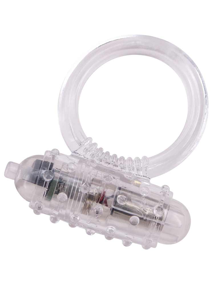 VIBRO Cockring ULTRA SOFT vibrierend - clear