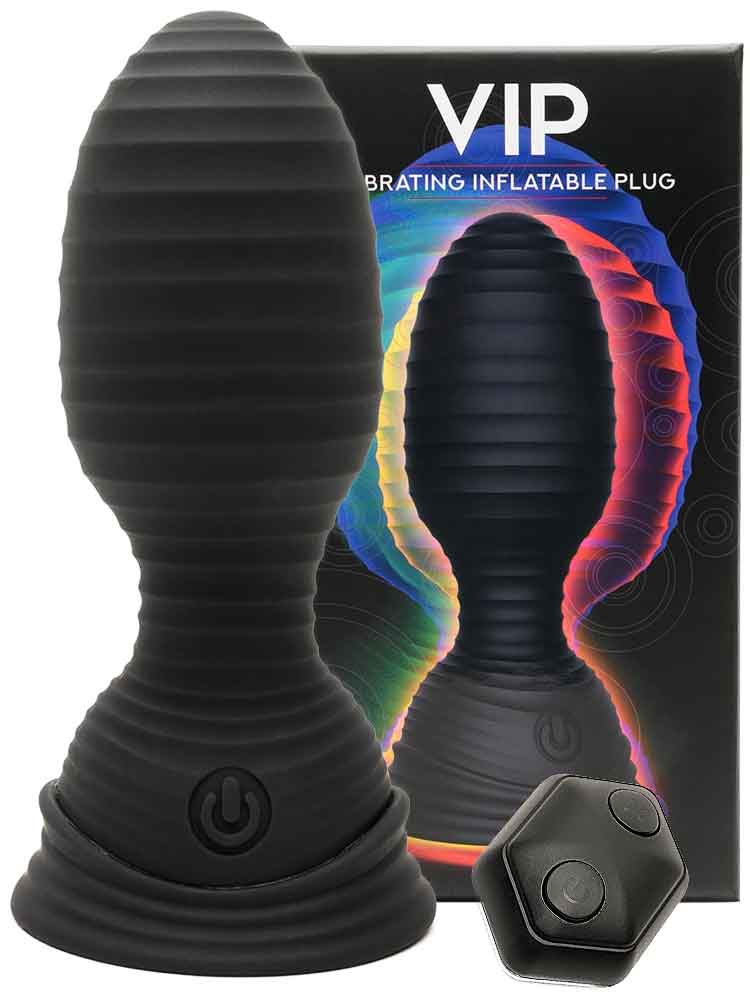 VIP Vibrating Inflatable Plug