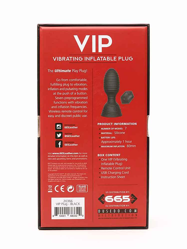 VIP Vibrating Inflatable Plug