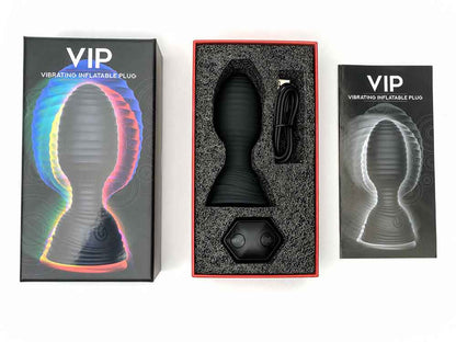 VIP Vibrating Inflatable Plug