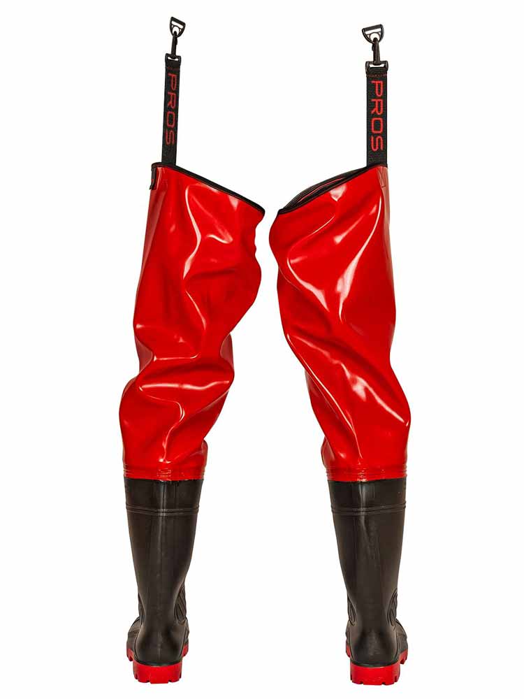 TIGH WADERS Watstiefel rot