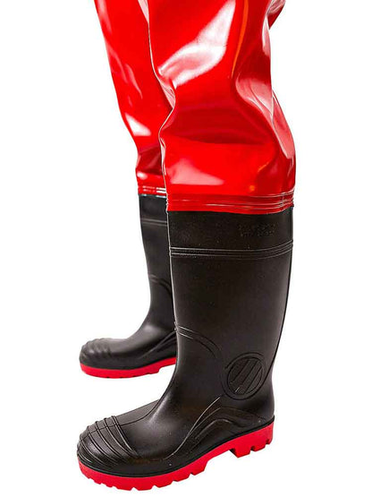 TIGH WADERS Watstiefel rot